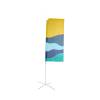 Obdélníková Beachflag vlajka ekonomická - M 750 mm - 5