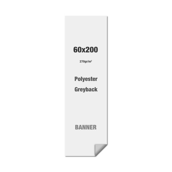 Polyester Greyback 270 g/m2 60 x 200 cm Bez PVC