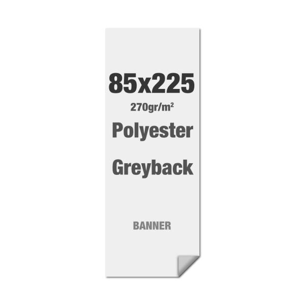 Polyester Greyback 270 g/m2 85 x 225 cm - včetně Alu pásku - Bez PVC